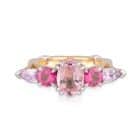 5 Stone Pink Ring