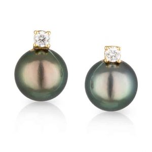 Tahitian Pearl Studs