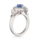 Tanzanite Art Deco Ring