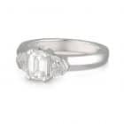 Emerald Cadi Cut Ring