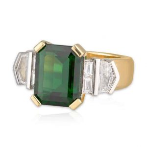 Chrome Tourmaline Gatsby Ring