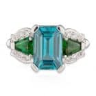 Blue Green Deco Ring