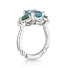 Blue Green Deco Ring