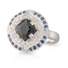 Australian Sapphire Gatsby Ring
