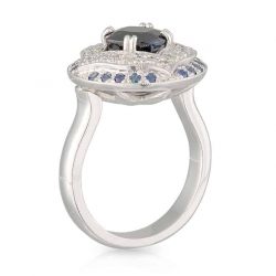 Australian Sapphire Gatsby Ring