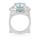 Aquamarine Art Deco Ring