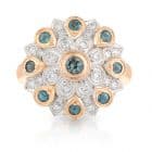 Alexandrite Flower Ring