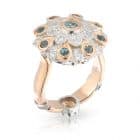 Alexandrite Flower Ring