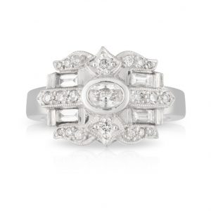 Diamond Sunrise Ring
