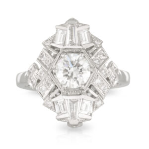 Empire Ring - Platinum 1.94ct Diamond